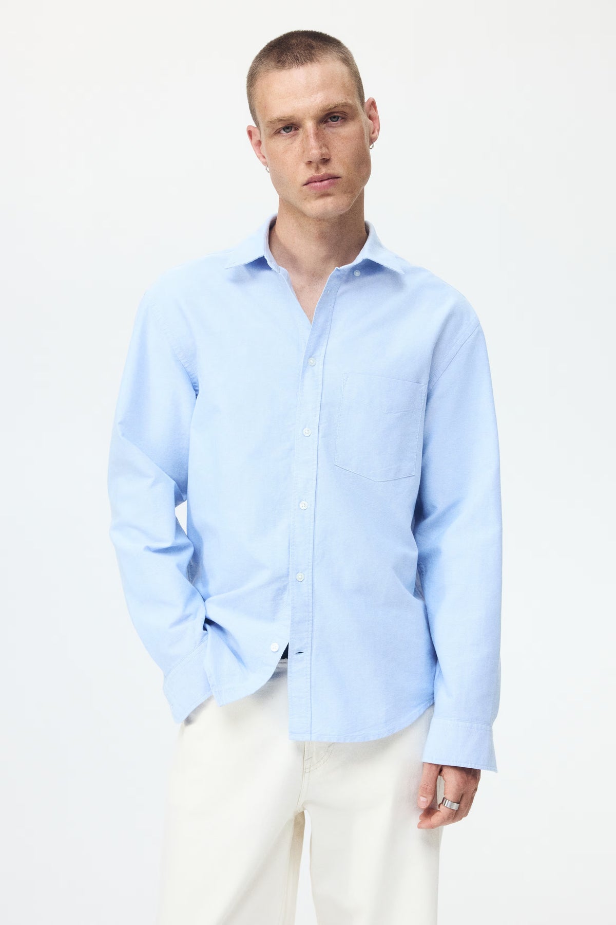 Light Blue Oxford Cotton Shirt