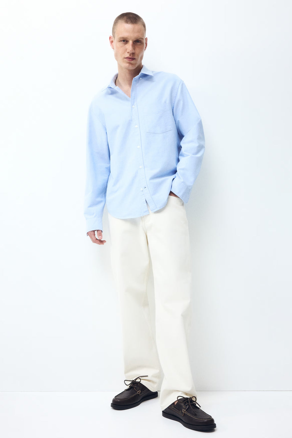 Light Blue Oxford Cotton Shirt