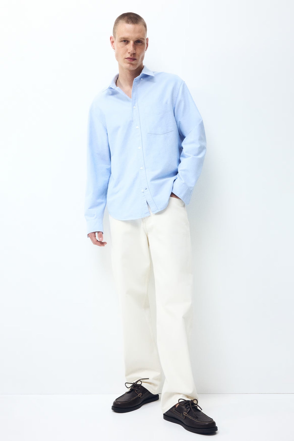 Light Blue Oxford Cotton Shirt