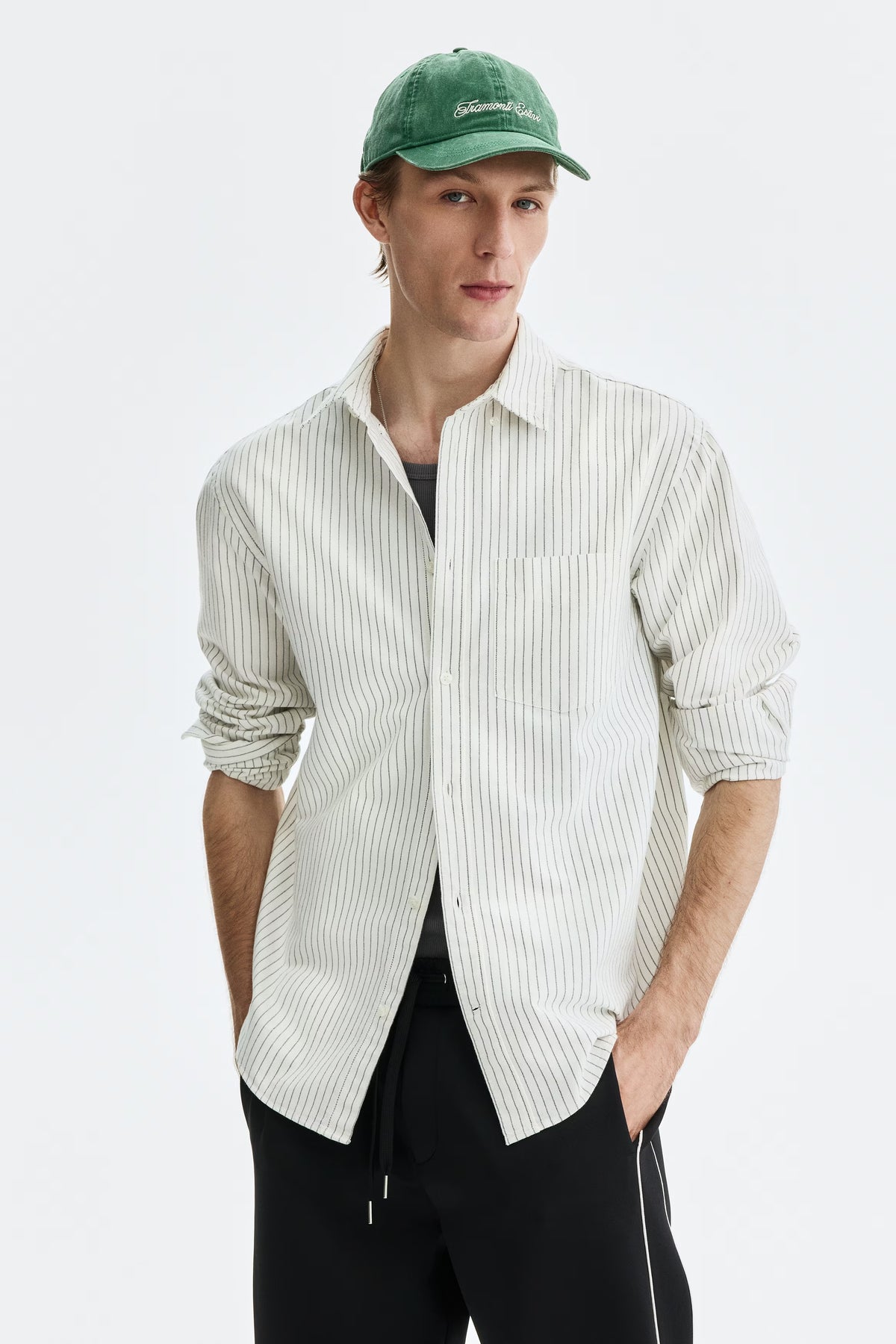 Beige Oxford Cotton Shirt