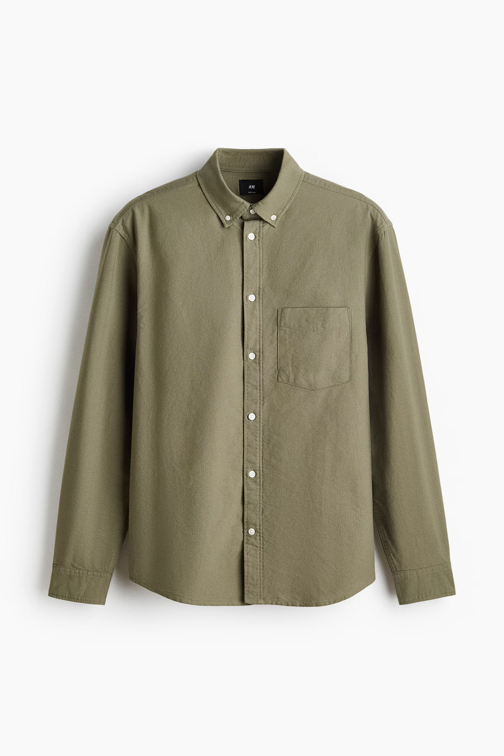 Olive Green Oxford Cotton Shirt