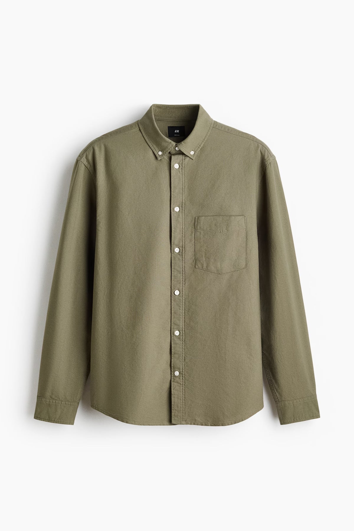 Olive Green Oxford Cotton Shirt