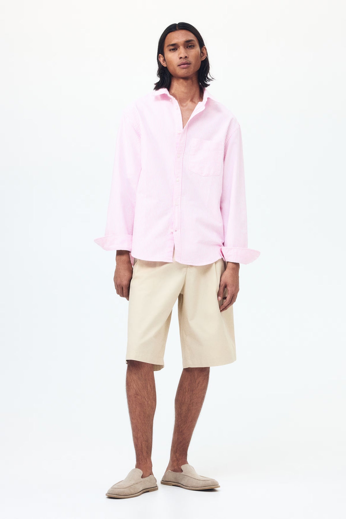 Dark Magenta Oxford Cotton Shirt