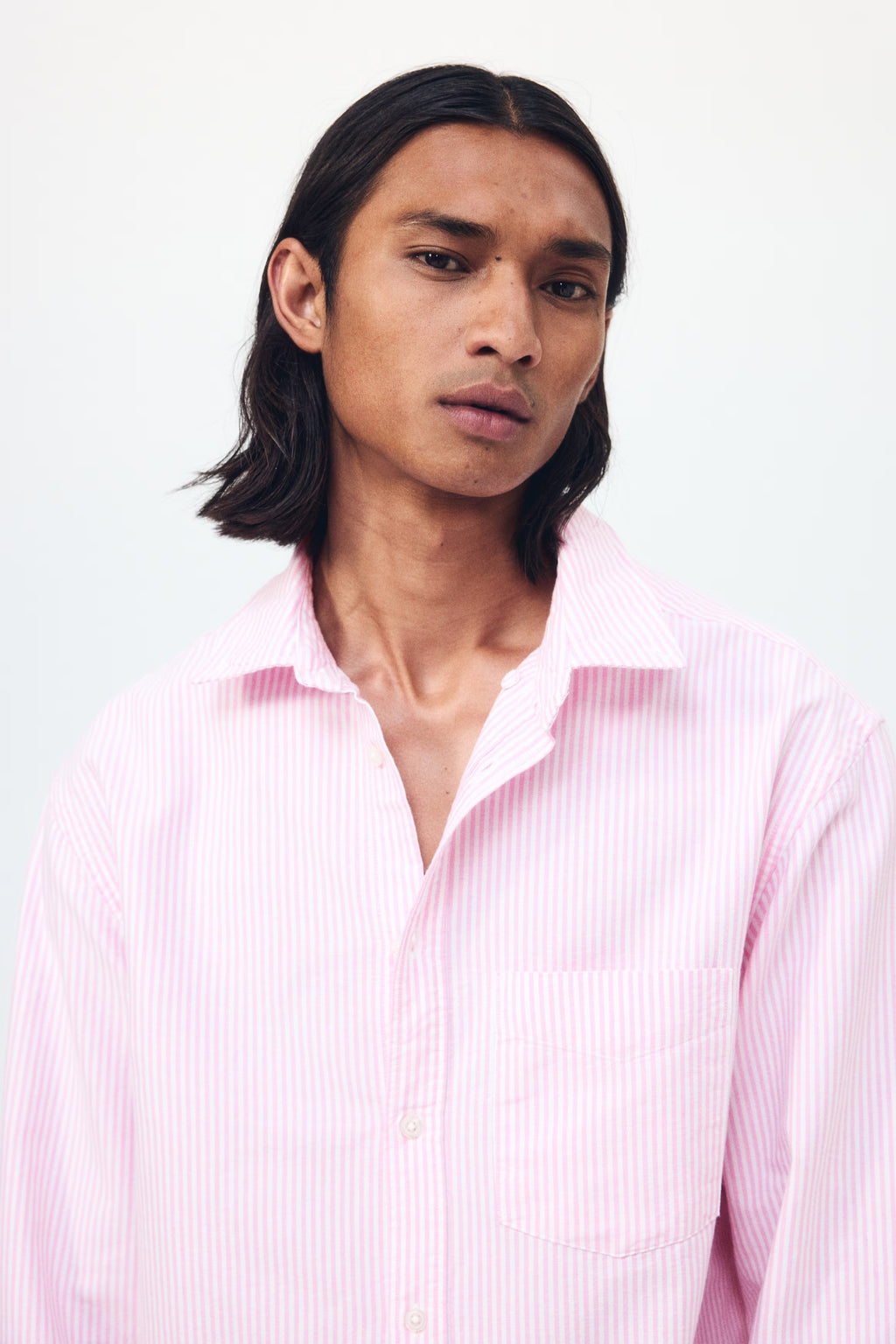 Dark Magenta Oxford Cotton Shirt