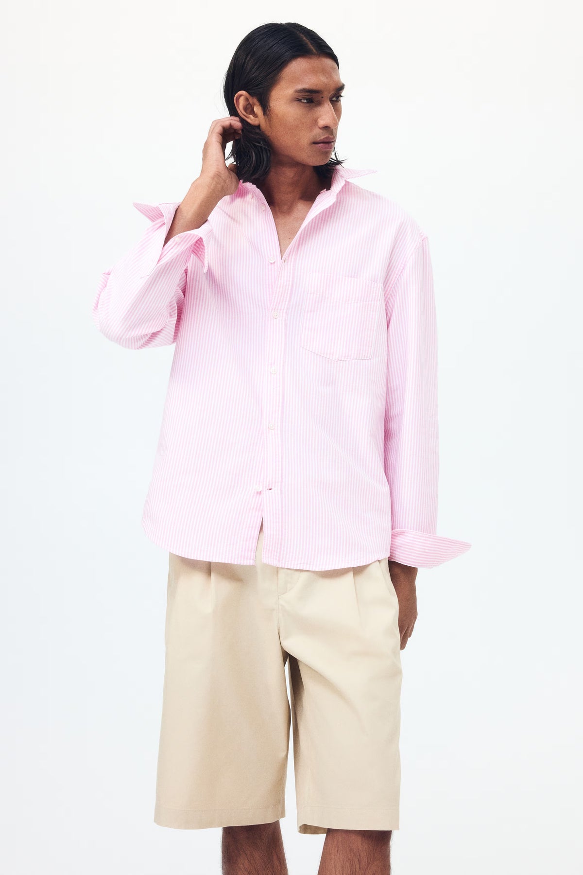 Dark Magenta Oxford Cotton Shirt